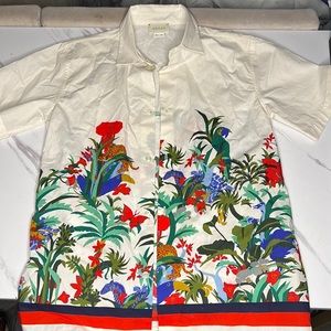 Gucci Boys Floral Button Up